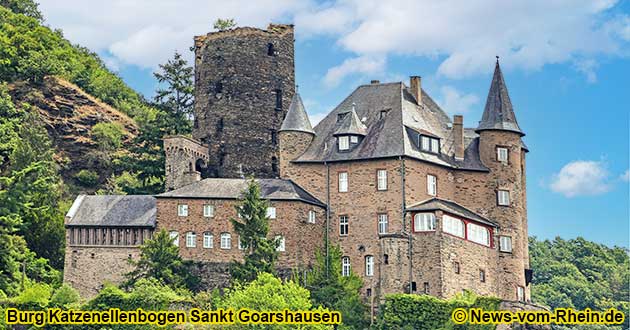 Burg Katz oberhalb von Sankt Goarshausen