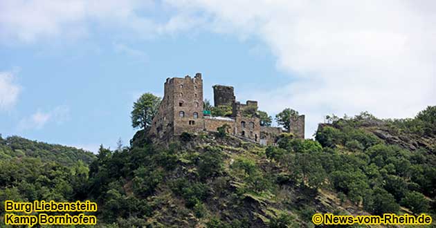 Burg Liebenstein oberhalb von Kamp Bornhofen