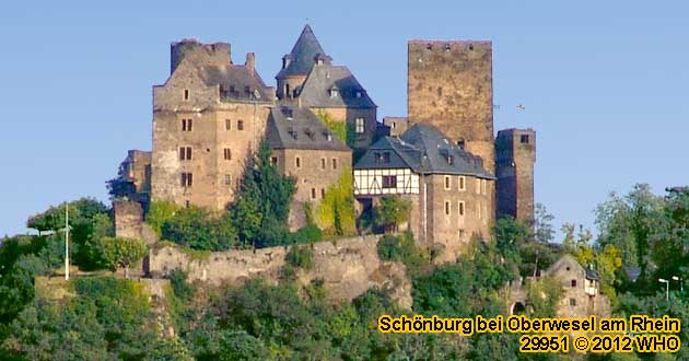 Schnburg bei Oberwesel am Rhein