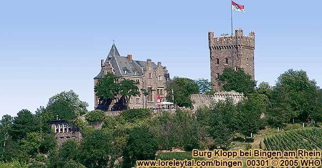 Burg Klopp bei Bingen am Rhein