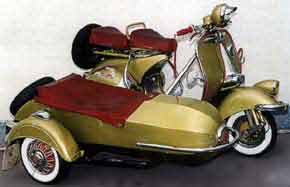 Knigin-Gespann, Vespa, Bj. 1954